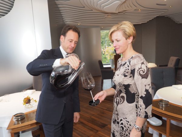 Bildbeschriftung: Maximilian Riedel und Birgit Reitbauer (Restaurant Steirereck im Stadtpark, Wien)